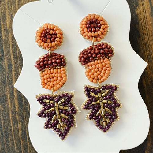 Fall earrings
