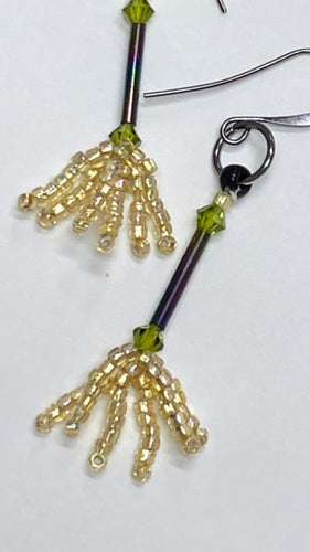 Witch's broom earrings class, Friday, October 10th, 5-7pm