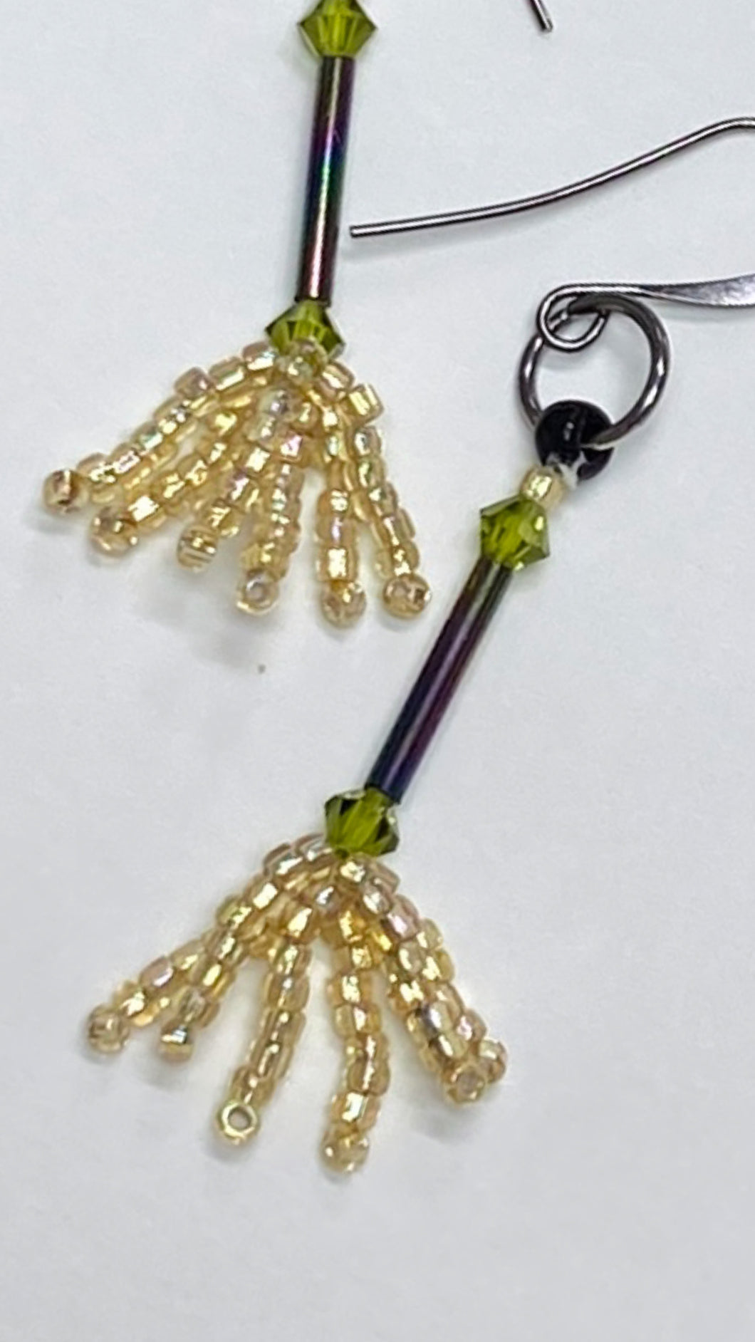 Witch's broom earrings class, Friday, October 10th, 5-7pm