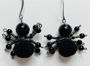 Fuzzy beaded spider earring workshop, Friday 10/3/25, 4pm