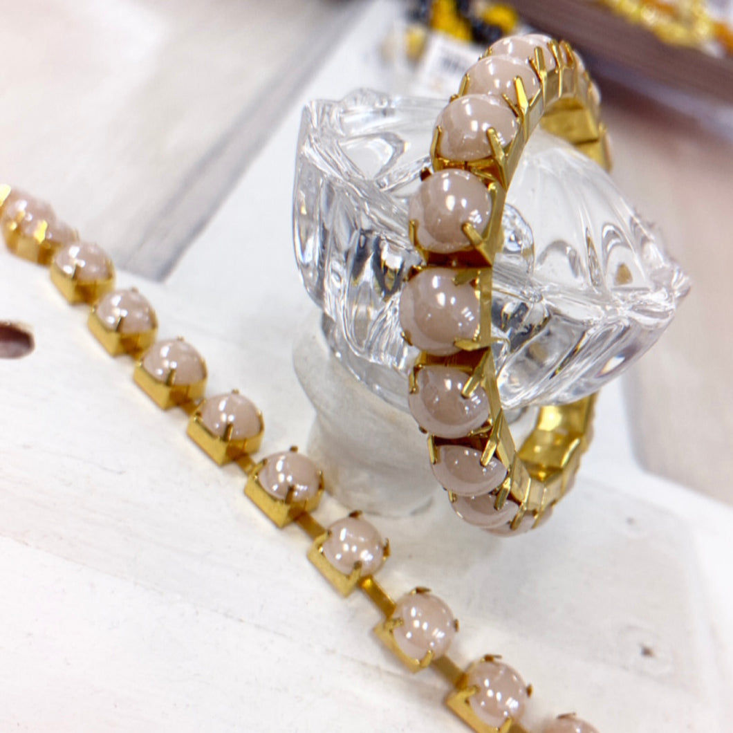 Rhinestone chain stretch bracelet class, Friday, 8/29/25, 12-2pm