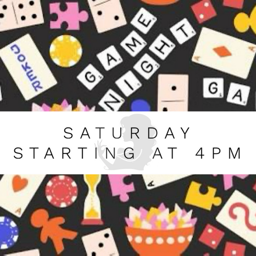 Game night! Saturday, September 27th, starting at 4pm!
