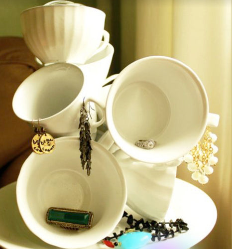 Teacup jewelry display class, Saturday, 8/30/25, 2-4pm