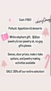 One Glance ANNUAL CHRISTMAS PARTY! Thursday 12/4/24, 6pm