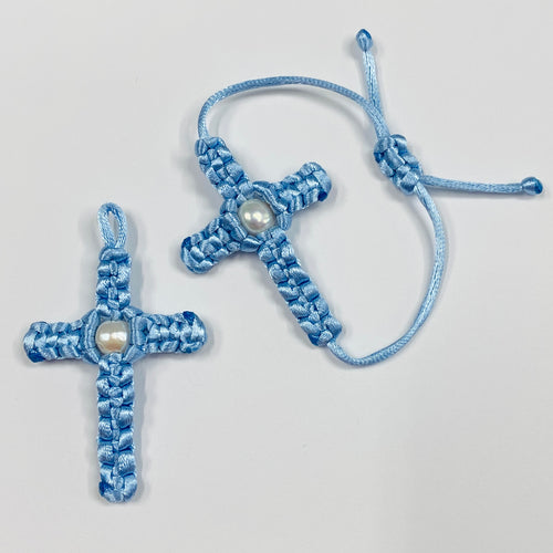 Knotted cross bracelet or pendant class, Thursday, October 1st, 2025, 11am-1pm
