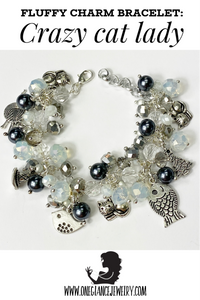 Fluffy charm bracelet~ Crazy Cat Lady