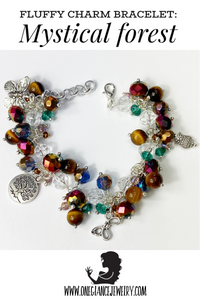 Fluffy charm bracelet~ Mystical Forest