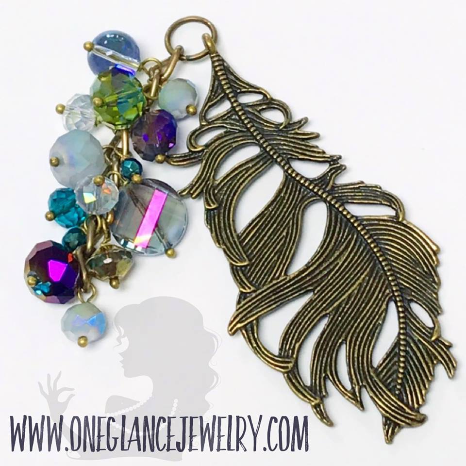 Feather kit: BOOKMARK, PURSE DANGLE, or NECKLACE