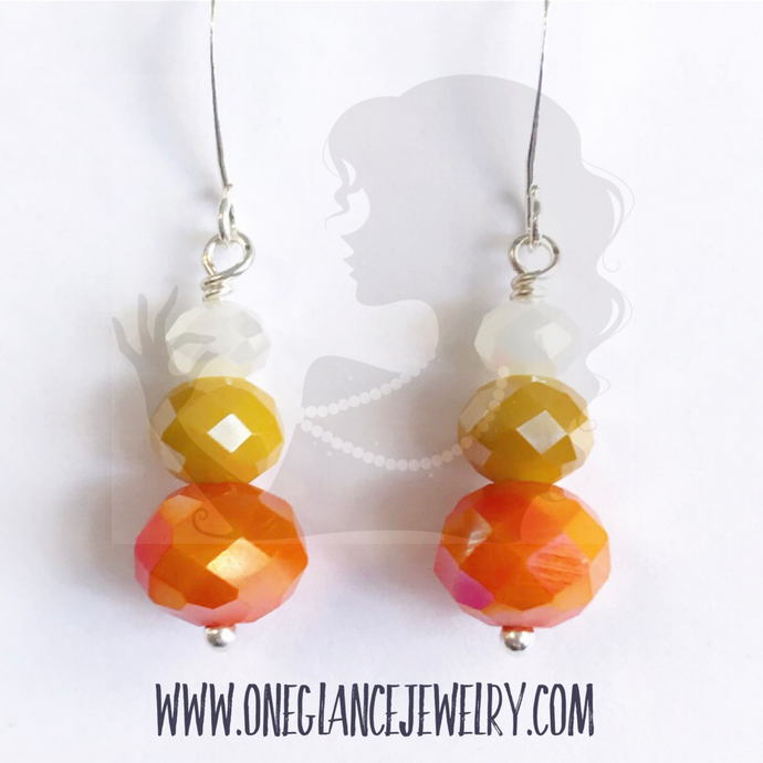candy corn earring KIT