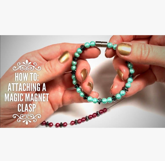 Magic magnet clasp, 1 set