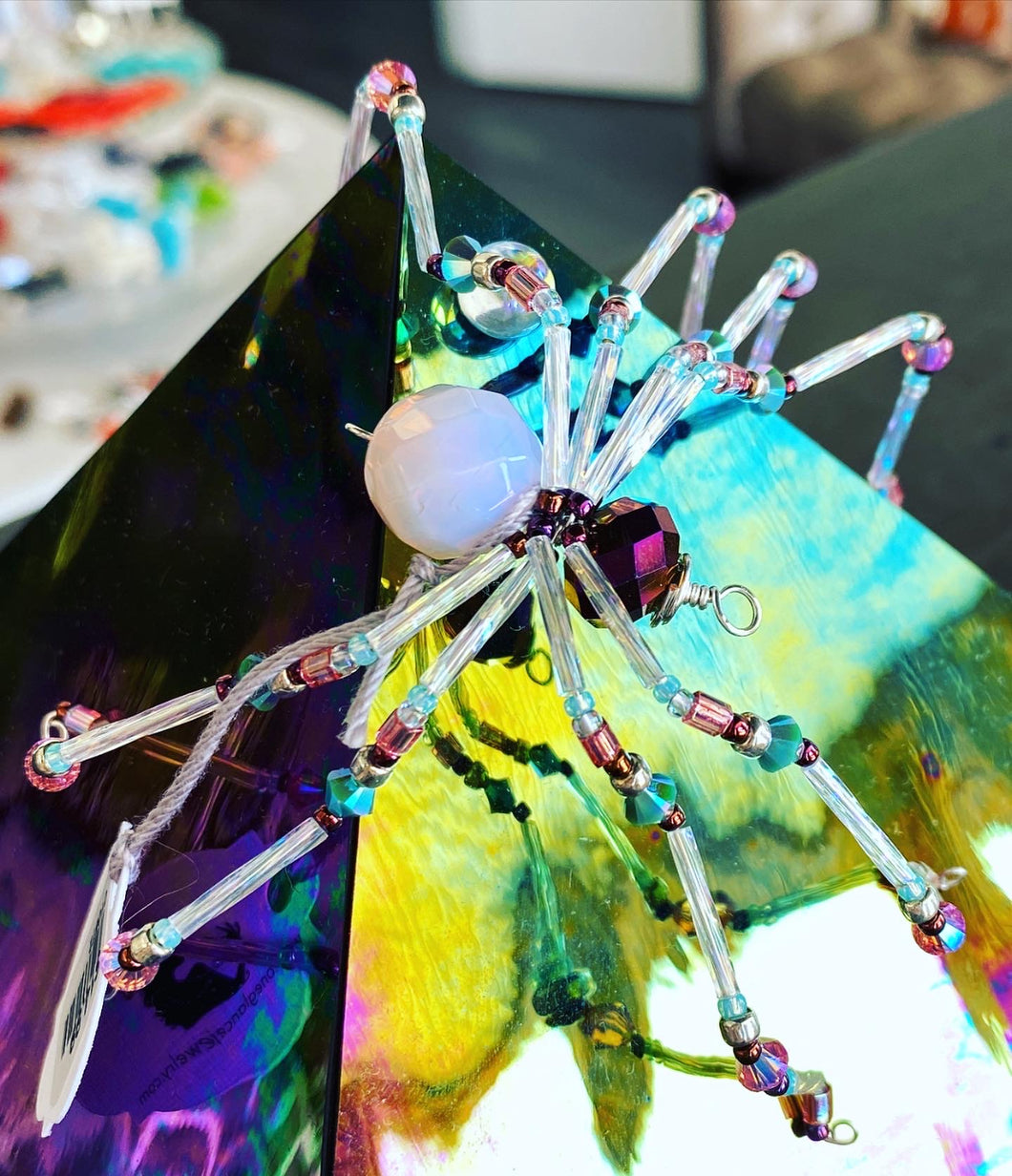 Beaded spider workshop, Saturday 10/14/23,  all day, come and go as you please, 10:30-4:00