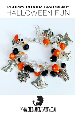 Halloween fluffy charm bracelet workshop, Friday 9/29/23, 11am-1pm